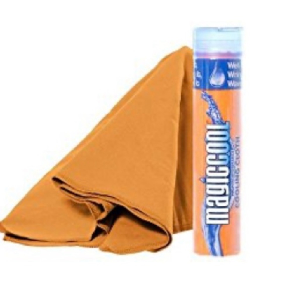 🎈Magic Cool Cooling Cloth, Orange, New, Sealed